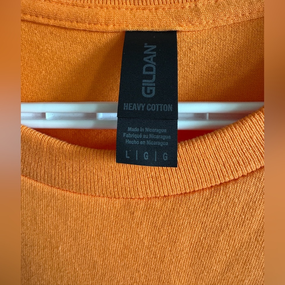 Bundle Gildan Tshirts Blue, Orange, and White. - Picture 8 of 9